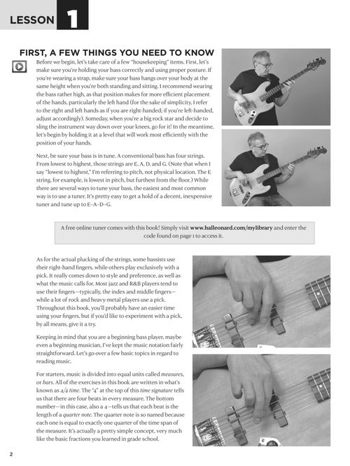 First 15 Lessons - Bass Guitar