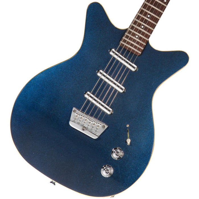 Danelectro '59 Triple Divine Electric Guitar - Blue Metallic