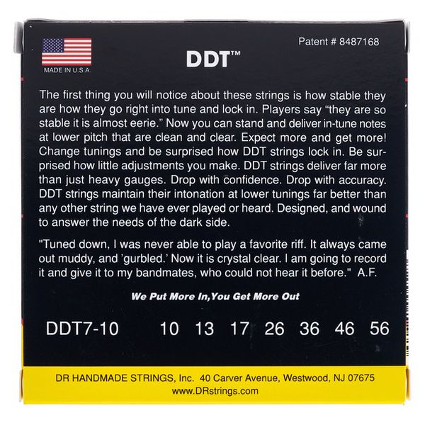 DR Drop Down Tuning DDT-7/10