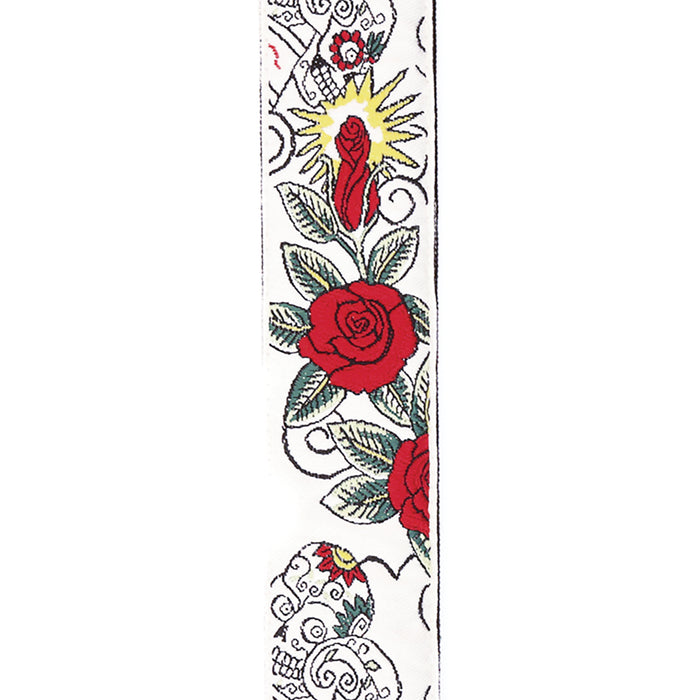 D'Addario Woven Guitar Strap, Dia de los Muertos