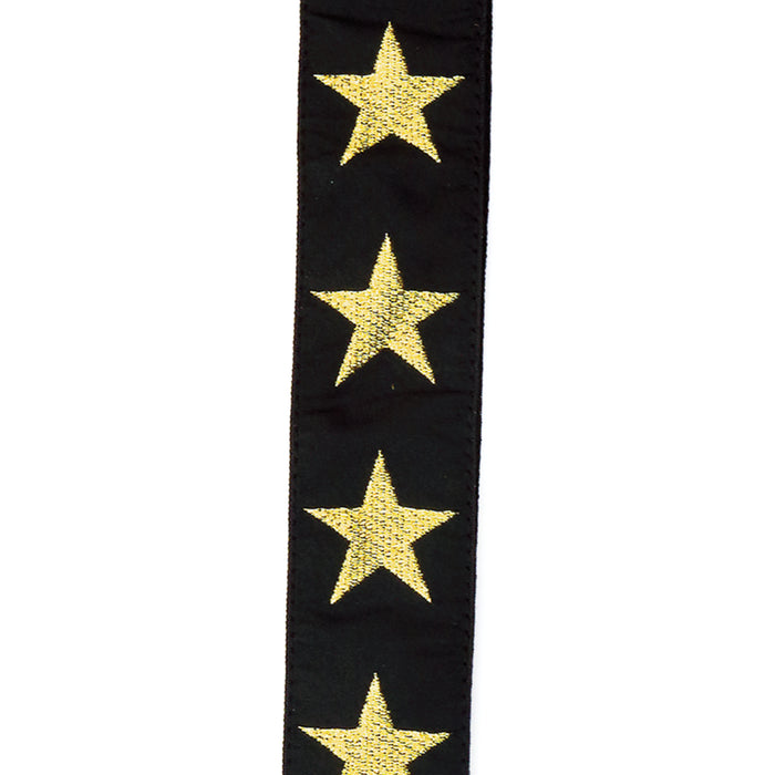 D'Addario Woven Guitar Strap, Gold Star