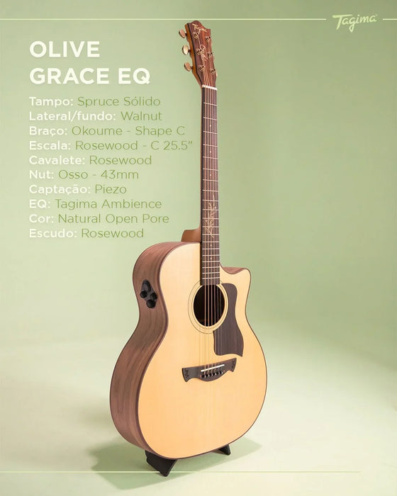 Tagima Olive Grace EQ-NTOP