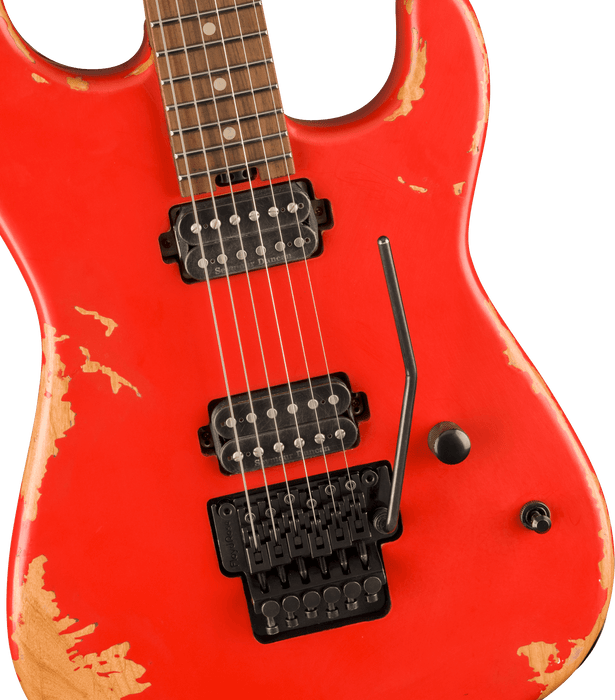 Charvel PM Relic Sam Dimas Style 1 HH Fr pf weathered Orange