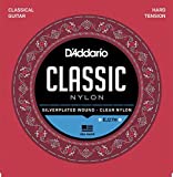 D'Addario EJ27H Student Nylon Classical Guitar Strings, Hard Tension