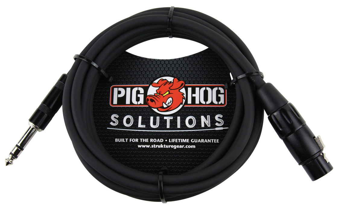 Pig Hog Solutions - 20ft TRS(M)-XLR(F) Balanced Cable