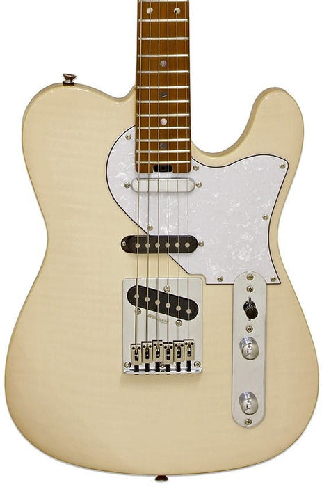 Aria Pro II 615-MK12 Nashville Electric Guitar - Marble White