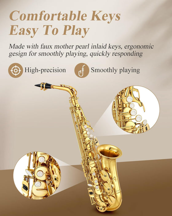 Eastar AS-II Gold E Flat Alto Sax