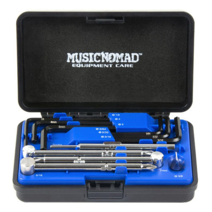 MusicNomad Premium Guitar Tech Truss Rod Wrench Set