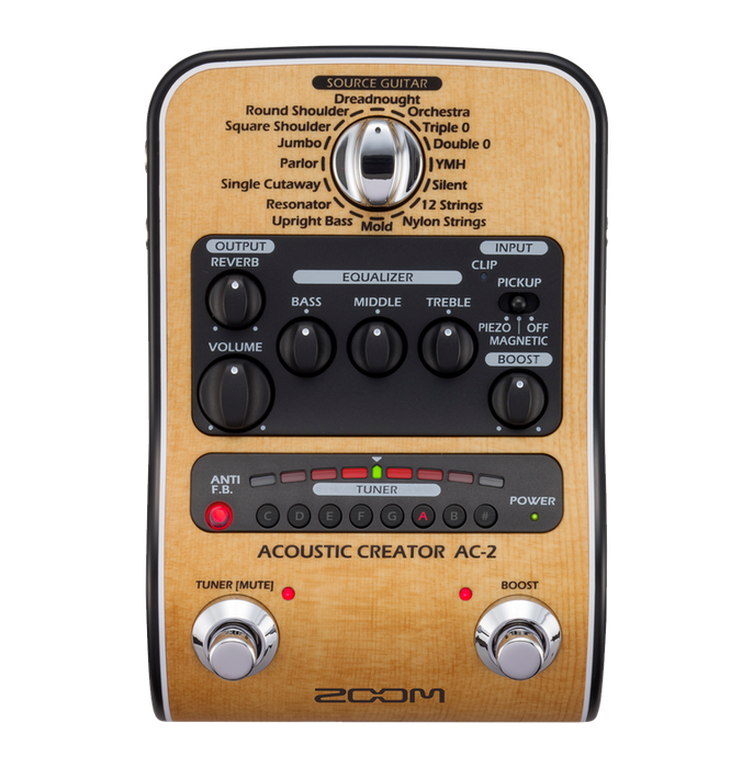 ZOOM AC-2 Acoustic Creator Pedal