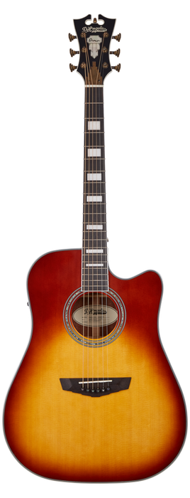 D'Angelico Premier Bowery Iced Tea Burst