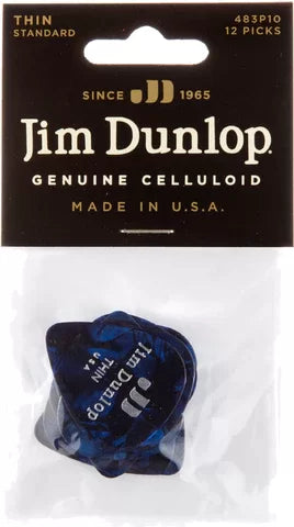 Dunlop 483p10th Blue Pearl Picks