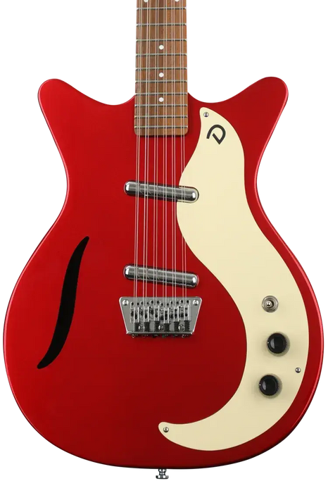 Daneletro Vintage 12 String Red Metallic
