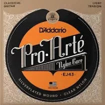 D'Addario EJ43 Pro-Arte Nylon    Classical Guitar Strings, Light Tension