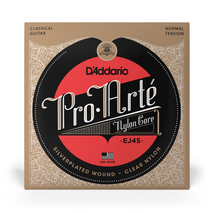 D'Addario EJ45 Pro-Arte Nylon Classical Guitar Strings, Normal Tension