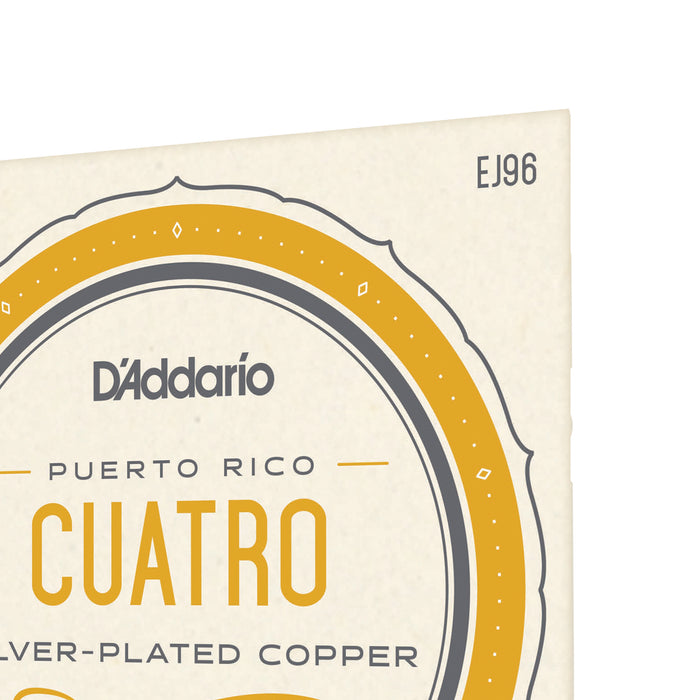 D'Addario EJ96 Cuatro-Puerto Rico Strings
