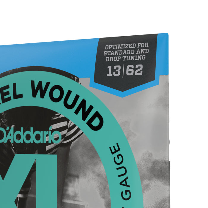 D'Addario EXL158 Nickel Wound Electric Guitar Strings, Baritone Light, 13-62