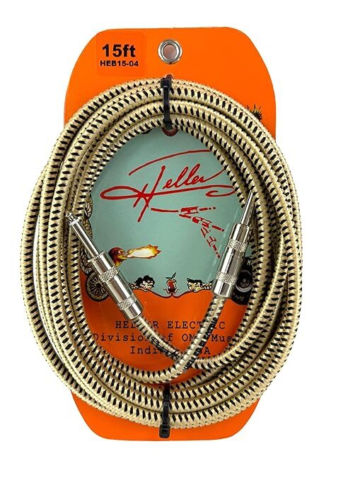 Heller Electric 15-04 Guitar Cables 15'