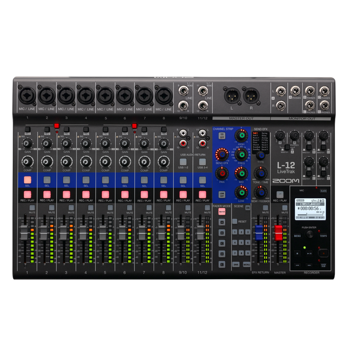 ZOOM Live Trak L-12