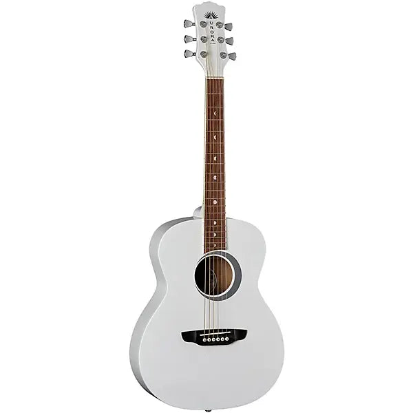 Luna Aurora Borealis Guitar White