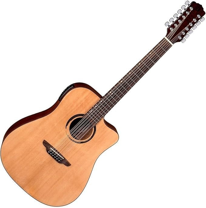 Luna WABI SABI Dreadnought 12 Solid Top