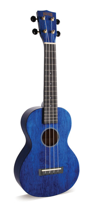 Mahalo Concert Ukulele Transparent Blue - copy