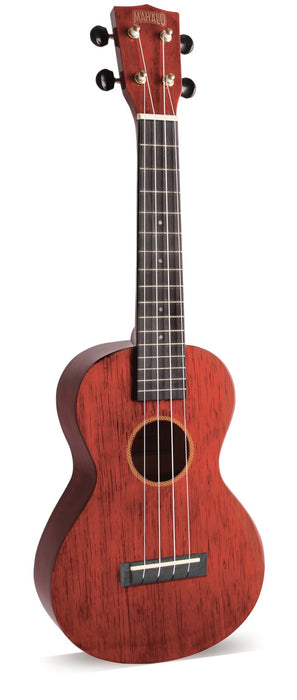 Mahalo Concert Ukulele Transparent Wine Red