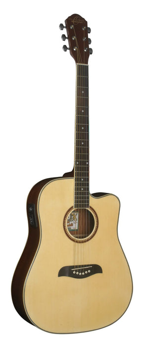 Oscar Schmidt Dreadnought Acoustic Electric Natural