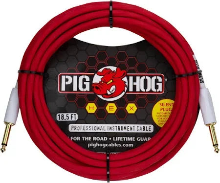 Pig Hog Instrument Cable 18.5' RD