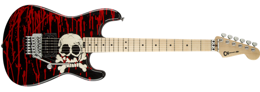 Charvel PM SD WDM SIG BLOOD AND SKULLS