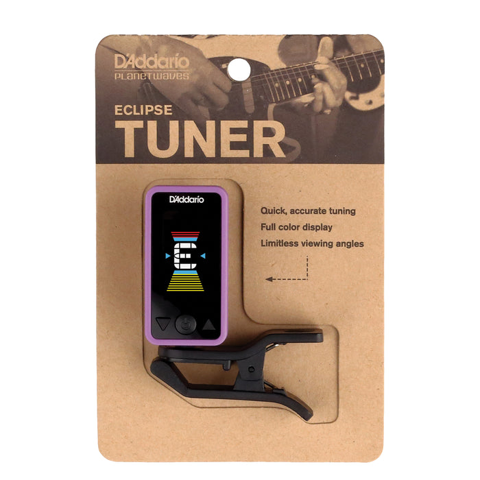 D'Addario Eclipse Headstock Tuner, Purple