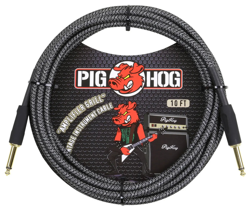 Pig Hog 10' Guitar Cable Amp Grill