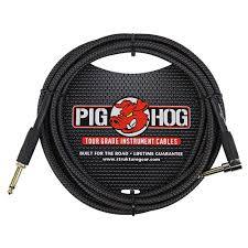 Pig Hog 10' Guitar Cable Black Woven