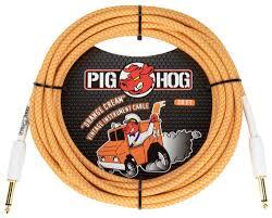 Pig Hog 20' Guitar Cable Orange Creme