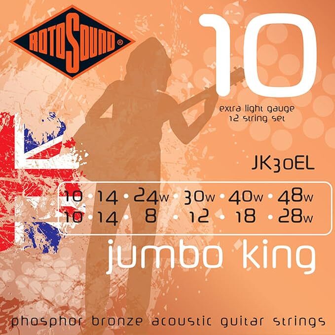RotoSound JK30EL Acoustic 12 Strings