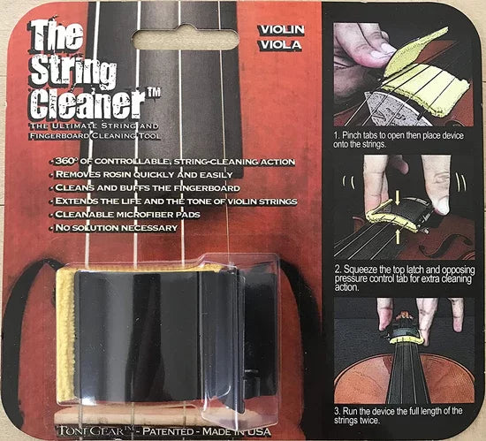 Tonegear Violin/Viola Stg Cleaner