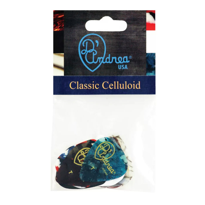 D'Andrea 351Thin Classic Cel. 12PK Picks