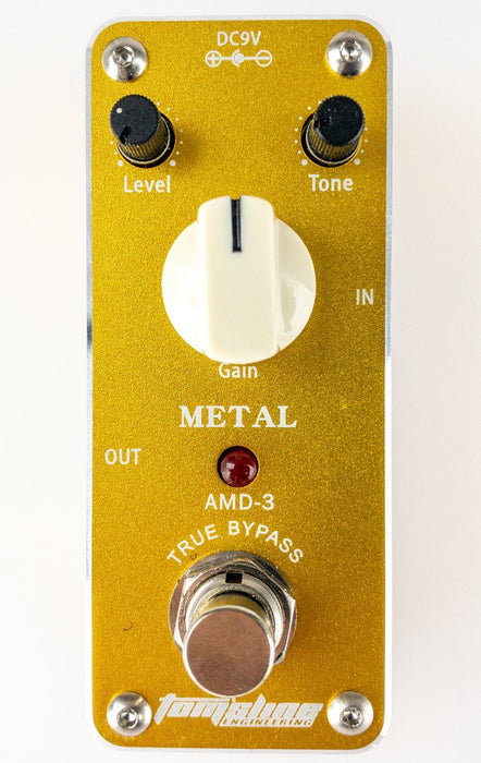 tomsline pedals Tom'sline AMD 3METAL DSTORTION Pedal — The Guitar Shoppe 631