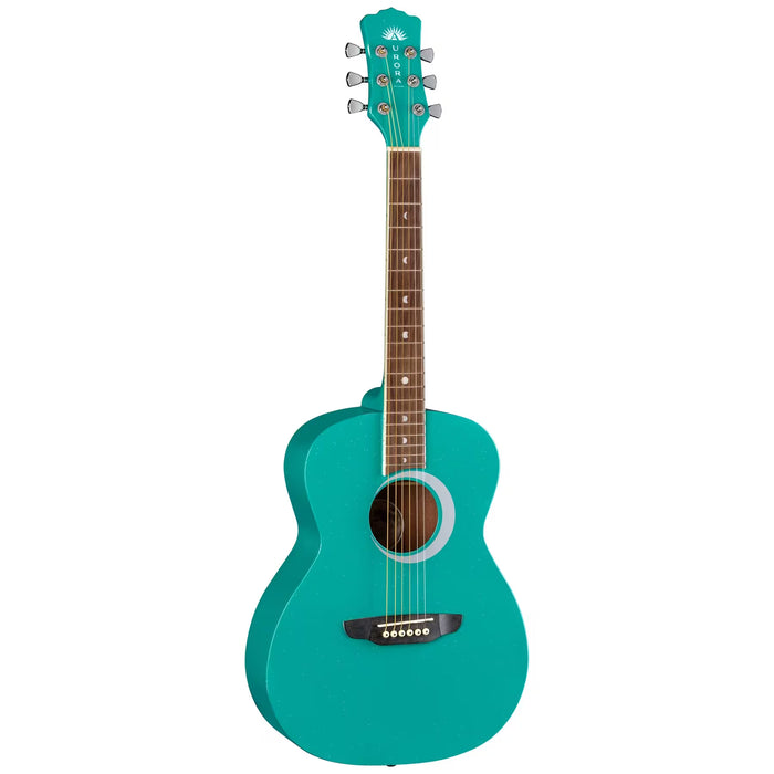 Luna Aurora Borealis Guitar Teal