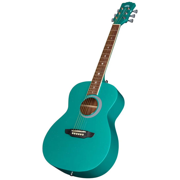Luna Aurora Borealis Guitar Teal