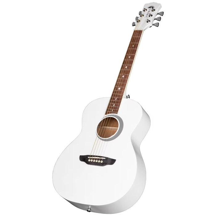 Luna Aurora Borealis Guitar White