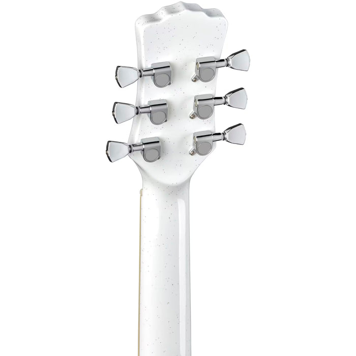Luna Aurora Borealis Guitar White