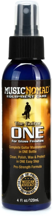 MusicNomad The Guitar One All in 1 Cleaner, Polish & Wax - 4-oz