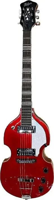 HOFNER Ignition PRO Violin Guitar, Metallic Red