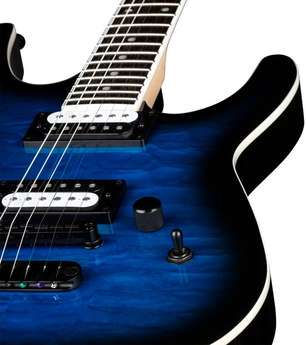 DEAN MDX Quilt Maple Trans Blue Burst