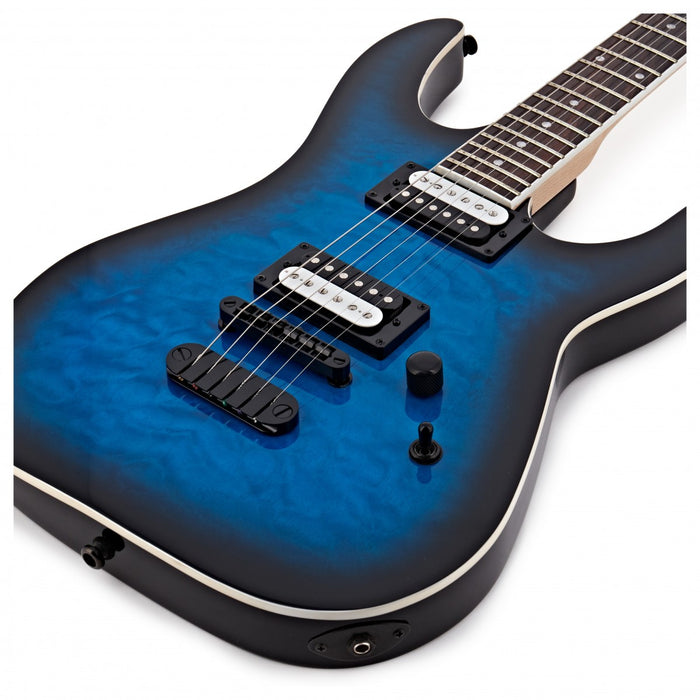 DEAN MDX Quilt Maple Trans Blue Burst