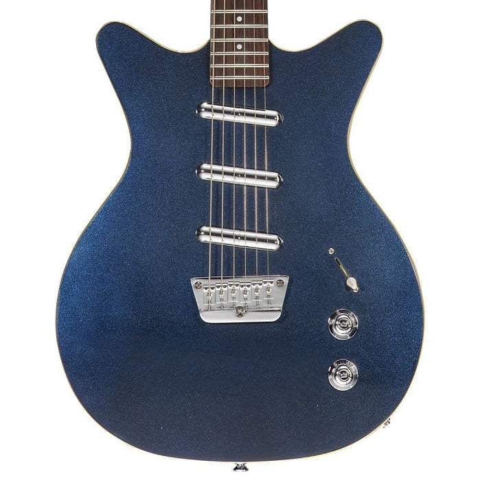 Danelectro '59 Triple Divine Electric Guitar - Blue Metallic