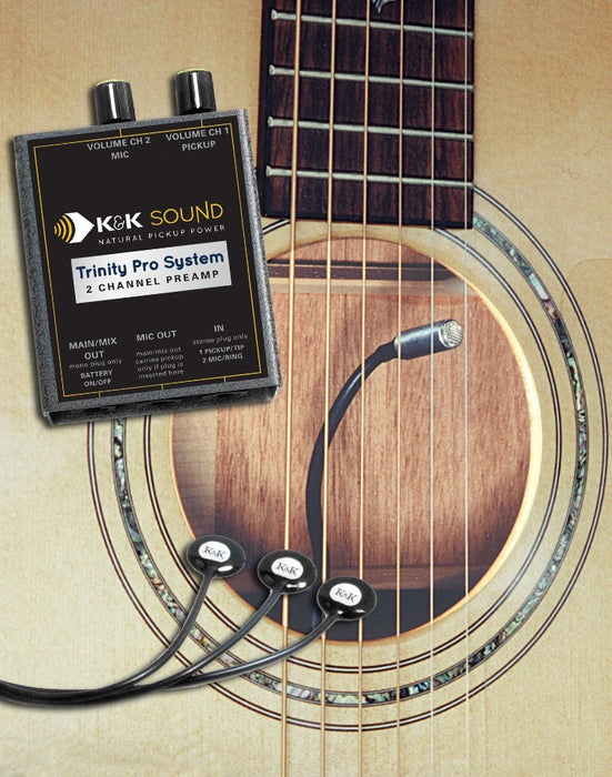 Trinity Pro Classic pickup/mic 2-ch preamp Nylon Strings