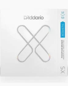 D'Addario 12-53 Regular Light, XS Phosphor Bronze Coated Acoustic Guitar Strings...